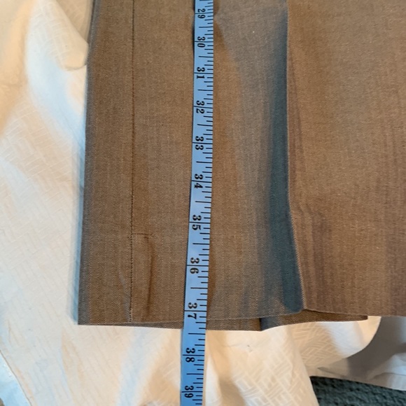 Mexx Two fine herringbone pants. Grey with pink lining. Size 10 - Picture 10 of 10